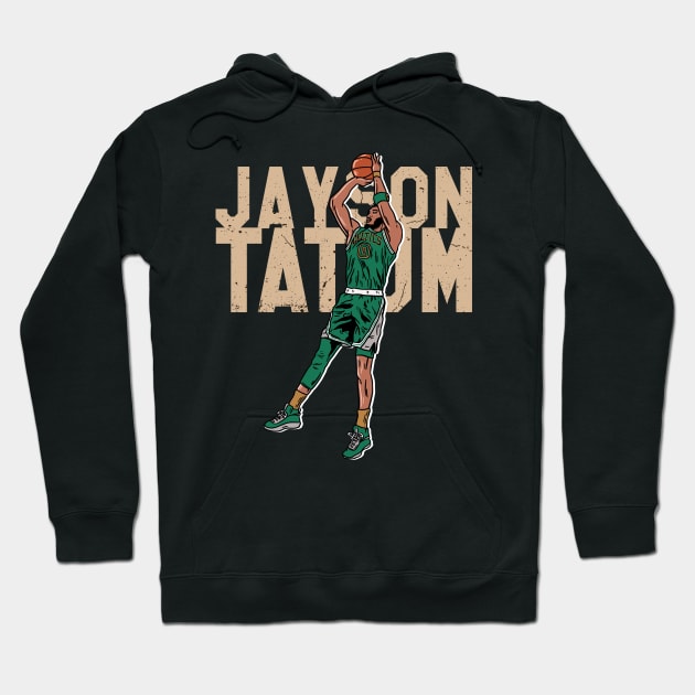 JAYSON TATUM JUMP SHOT Hoodie by Tee Trends